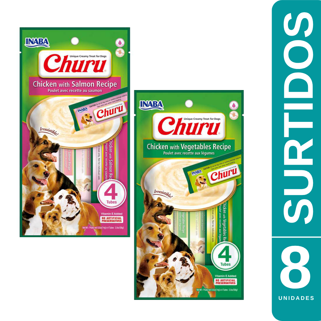 OFERTA CHURU PERRO 2 PACK SURTIDOS 8 UNIDADES